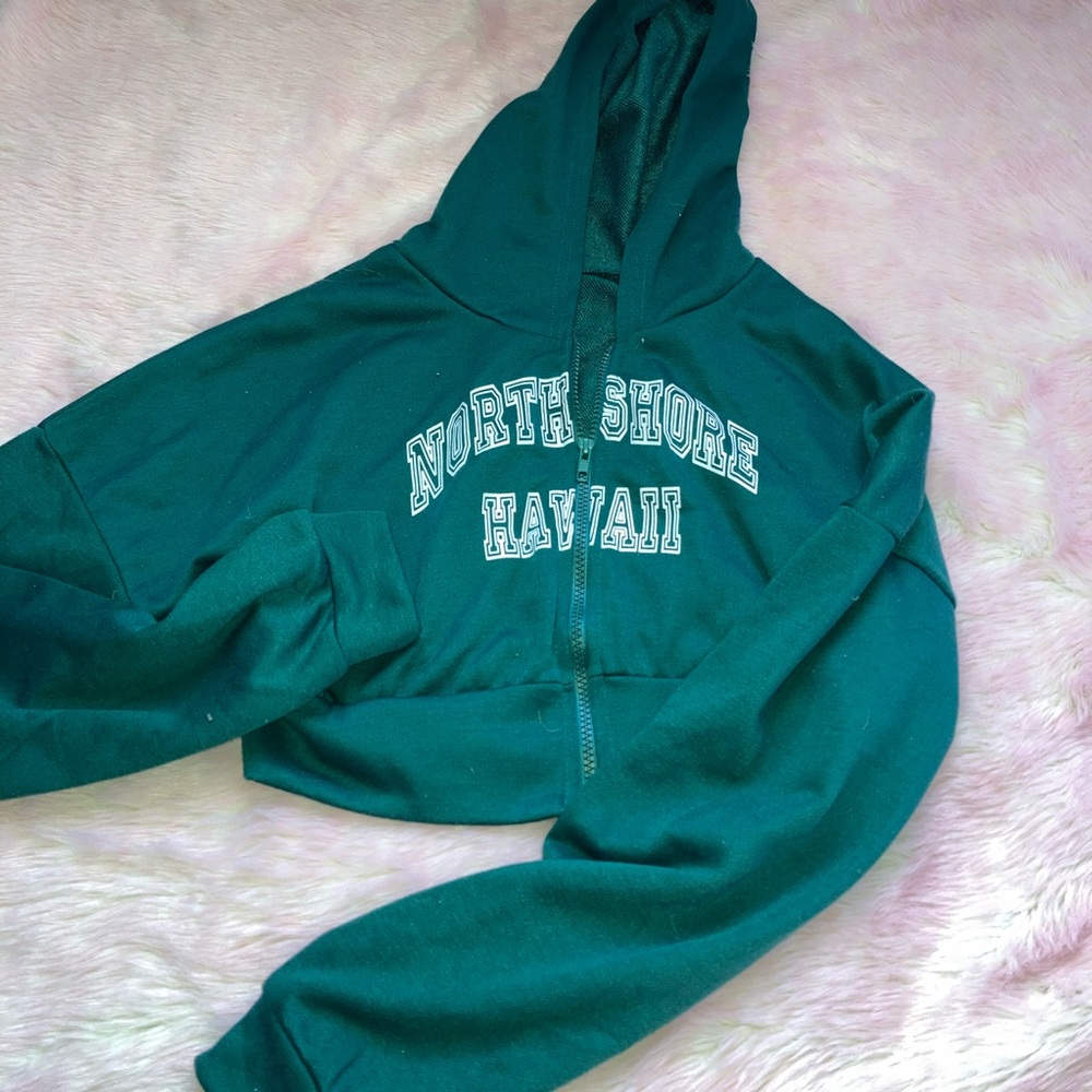 NWOT Hawaii cropped hoodie